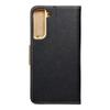 Etui z klapką na Samsung S22 PLUS Fancy Book czarno-złote