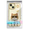 NIMMY futerał COOL&CUTE 2.0 Cat do IPHONE 15 khaki