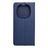 Etui z klapką na Xiaomi Redmi NOTE 14 PRO 4G Luna Book Carbon niebieskie