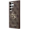 GUESS futerał do SAMSUNG S24 Ultra GUHCS24L4GMGBR (Leather 4G Metal Logo) brązowy