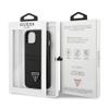 GUESS futerał do IPHONE 13 Mini GUHCP13SPSATPK (Saffiano Double Card Triangle) czarny