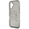 KARL LAGERFELD futerał do IPHONE 16 KLHCP16SHKHDCELK (IML Rhinestones S K Head) czarny
