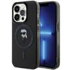 KARL LAGERFELD futerał do IPHONE 15 Pro KLHMP15LHFCKNOK (Ikonik + MAG) czarny