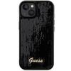 GUESS futerał do IPHONE 13 / 14 / 15 GUHCP15SPSFDGSK (Sequin Script Metal) czarny