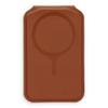 Etui portfel z podstawką zgodne z MagSafe Satechi Vegan Leather Wallet Stand skórzane brązowe