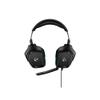 Słuchawki przewodowe nauszne Jack 3,5 mm z mikrofonem Logitech G432 czarne