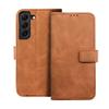 Etui z klapką na Samsung A12 / M12 Tender Book brązowe