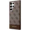 GUESS futerał do SAMSUNG S24 Ultra GUHCS24LG4GLBR (4G Bottom Stripe) brązowy