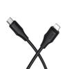 Kabel USB C do Lightning Hoco 27W silikonowy 1 m X124 czarny