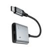 Adapter AUX USB C do 2x USB C max 10W Hoco UPA34A szary