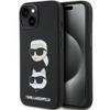 KARL LAGERFELD futerał do IPHONE 15 KLHCP15SSDHKCNK (Silicone KC) czarny