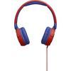 Słuchawki przewodowe nagłowne jack 3,5 JBL JR310 czerwono niebieskie