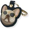 NIMMY etui na lokalizator / brelok GLASSES COOL DOG czarny