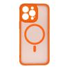 Futerał do iPhone 15 PRO MAX Full Matte Mag Cover zgodny z MagSafe pomarańczowy