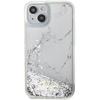 GUESS futerał do IPHONE 13 / 14 / 15 GUHCP14SLCSGSGH (Liquid Glitter Marble) biały