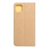 Etui z klapką na Samsung A12 / M12 Luna Book Gold złote