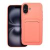 Futerał do iPhone 16 PLUS Card Case różowy
