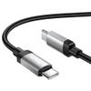 Kabel USB C do USB C Hoco 3A 60W 1 m X117 czarny