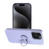 Futerał do iPhone 15 PRO MAX Silicone Ring fioletowy