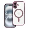 Futerał do iPhone 16 Electro Mag Cover zgodny z MagSafe fioletowy