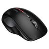 Myszka bezprzewodowa dual-mode (Bluetooth, 2.4G) 1600 dpi RGB Hoco GM40 czarna