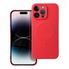 Futerał do iPhone 14 PRO MAX Silicone Mag Cover zgodny z MagSafe czerwony