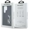 KARL LAGERFELD futerał do SAMSUNG S25 Ultra KLHCS25LSCMSMVK (Silicone Sign Metal Logo) czarny