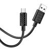 Kabel USB A do Micro USB Hoco 2,4A 2 m X88 czarny