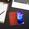 Etui z klapką na Samsung S21 FE Luna Book Gold czerwone