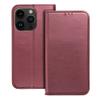 Etui z klapką na iPhone 17 Smart Magneto burgundowe