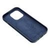 Futerał LEATHER MAG COVER kompatybilny z MagSafe do SAMSUNG S25 ULTRA niebieski