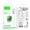 Adapter OTG USB C do USB A Hoco UA36B transparentny czarny