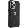 KARL LAGERFELD futerał do IPHONE 15 Pro KLHMP15LHFCKNOK (Ikonik + MAG) czarny