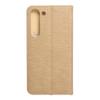 Etui z klapką na Samsung S23 Luna Book Gold złote