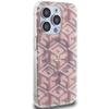 GUESS futerał do IPHONE 15 Pro kompatybilny z MagSafe GUHMP15LHGCUSTGP (IML GCUBE) różowy