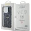 GUESS futerał do IPHONE 15 Pro Max kompatybilny z MagSafe GUHMP15XHGCUSTGK (IML GCUBE) czarny