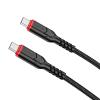 Kabel USB C do USB C Hoco 3A 60W 3 m X59 czarny