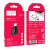 Adapter OTG USB C do Lightning Hoco 3A UA31E czarny