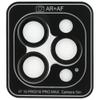 Szkło hartowane na aparat do iPhone 16 PRO / 16 PRO MAX Guess (Metal) black
