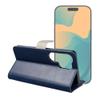 Etui z klapką na Motorola G17 POWER Split Book granatowo-kremowe