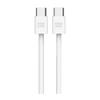 Kabel USB C do USB C Blue Star 3A 60W QC4.0 1 m Q28 biały