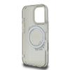 GUESS futerał do IPHONE 16 Pro kompatybilny z MagSafe GUHMP16LHFWFCK (IML Flowers Wreath) czarny