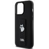 KARL LAGERFELD futerał do IPHONE 13 Pro Max KLHCP13XGSACHPK (Gripstand Saffiano choupette PIN) czarny