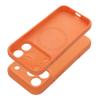 Etui na iPhone 17 Pro / 18 Pro (low camera edge) Forcell F-Protect Rubber Premium zgodny z MagSafe orange 0INT
