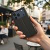 Etui z klapką na iPhone 17 PRO MAX antykradzieżowe 4Card RFID tech fabric czarne