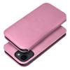Etui z klapką na Samsung A25 5G Dual Pocket Book jasnoróżowe