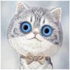 NIMMY futerał BIG EYED SILVER SHADED CAT do IPHONE 18 Pro/17 Pro szary