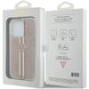 GUESS futerał do IPHONE 14 Pro Max GUHCP14XH4PSEGP (4G Gold  Stripe) różowy