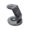 FORCELL ładowarka indukcyjna Qi 3w1 15W Solid Mag Charger kompatybilny z MagSafe czarna