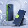 Kabura FANCY Book do  SAMSUNG A32 5G granatowo limonkowy